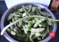 素烧油豆角的做法图解1