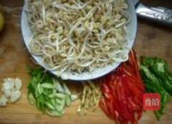 彩椒绿豆芽的做法图解2