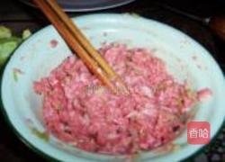 苦瓜汆丸子的做法图解2