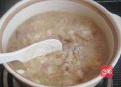 黄花菜咸肉粥的做法图解7