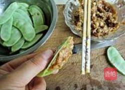 酿焖扁豆的做法图解2