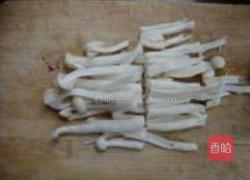 海鲜菇火腿虾汤的做法图解2