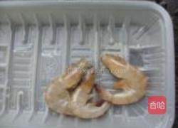 海鲜菇火腿虾汤的做法图解3