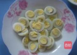 菜花鹌鹑蛋的做法图解2