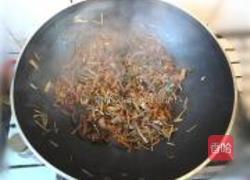 野生芦蒿炒肉丝的做法图解12