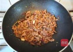 野生芦蒿炒肉丝的做法图解8