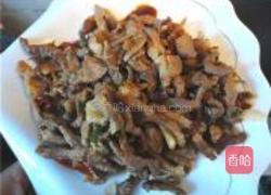 野生芦蒿炒肉丝的做法图解9