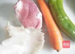彩蔬酱烧猪柳的做法图解1