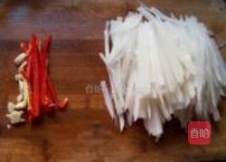 银鱼萝卜丝的做法图解2