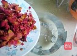 玫瑰花豆浆的做法图解4