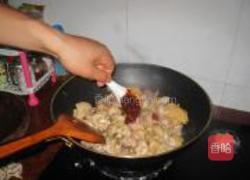 菠萝烧鸡的做法图解4