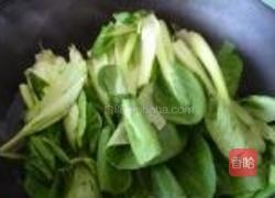 蟹味菇扒油菜的做法图解3