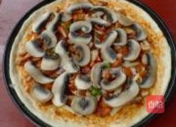 口蘑彩椒鸡腿披萨的做法图解15