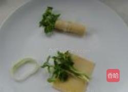 香椿苗豆卷的做法图解5