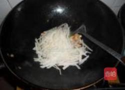 白萝卜炒牛肉的做法图解8