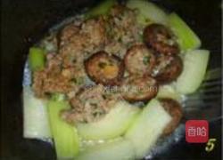 节瓜花菇焖肉饼的做法图解15