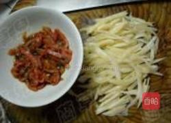 酸辣青椒肉丝的做法图解3