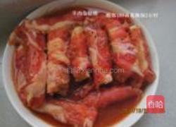 豆腐羊肉卷的做法图解2