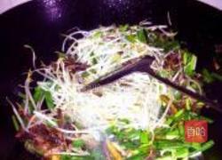 韭菜豆芽爆鳝丝的做法图解7