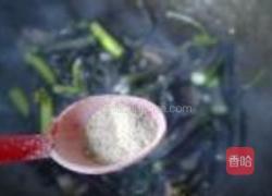 腊肉炒红菜苔的做法图解7