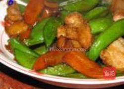 甜豆肉片的做法图解6