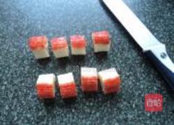 蟹肉小卷寿司的做法图解12