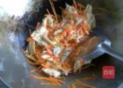 胡萝卜炒豆腐皮的做法图解4