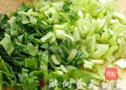 洋葱头拌咸肉菜饭的做法图解3