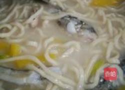 南瓜鱼汤面的做法图解6