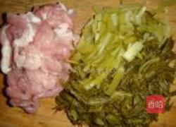 咸菜豆角炒肉丝的做法图解2