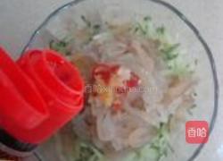 凉拌海蜇黄瓜塔的做法图解6