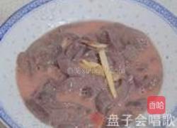 猪肝配菠菜的做法图解6