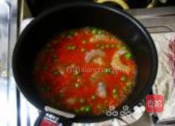 茄汁鲜虾青豆意面的做法图解5
