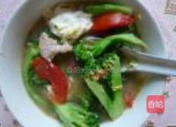 西兰花瘦肉汤的做法图解5