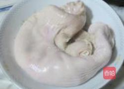 豆豉辣酱香猪肚的做法图解5