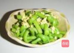姜末豇豆的做法图解4