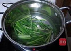 蒜薹拌百叶的做法图解3