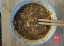 豆角烧肉饼的做法图解3