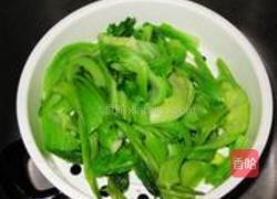 素炒芥菜梗的做法图解5