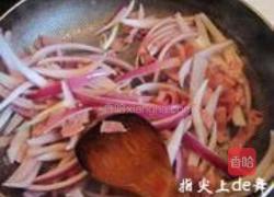 培根洋葱蘑菇的做法图解4