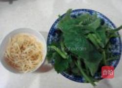 南瓜苗肉丸汤的做法图解2