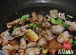 五花肉爆二笋的做法图解4