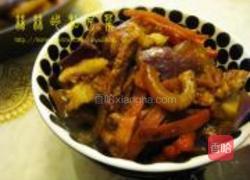 洋葱胡萝卜炒咸肉的做法图解7