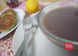 冰红豆浆的做法图解7