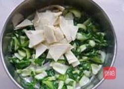 青菜烧百叶的做法图解4