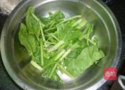 青菜炒鱿鱼干的做法图解2