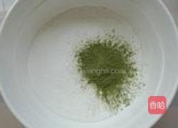 绿茶豆沙汤圆的做法图解2