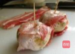 烤咸肉蘑菇的做法图解4