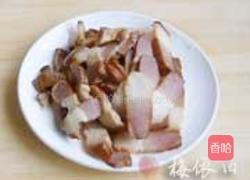 咸肉茶树菇的做法图解4
