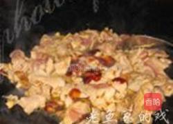 鸡皮果炒肉的做法图解4